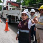 Se realizan intensos trabajos para atender deslave de carretera a Morocoy: Mara Lezama