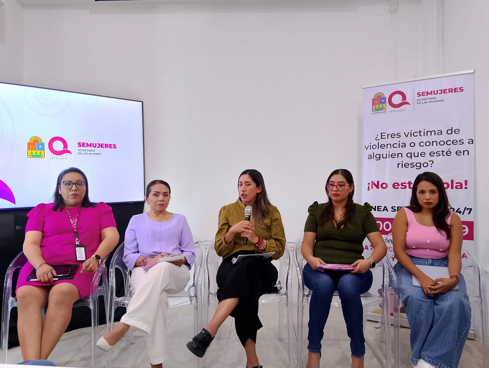 iménez, Secretaría de las Mujeres de Quintana Roo de violencia