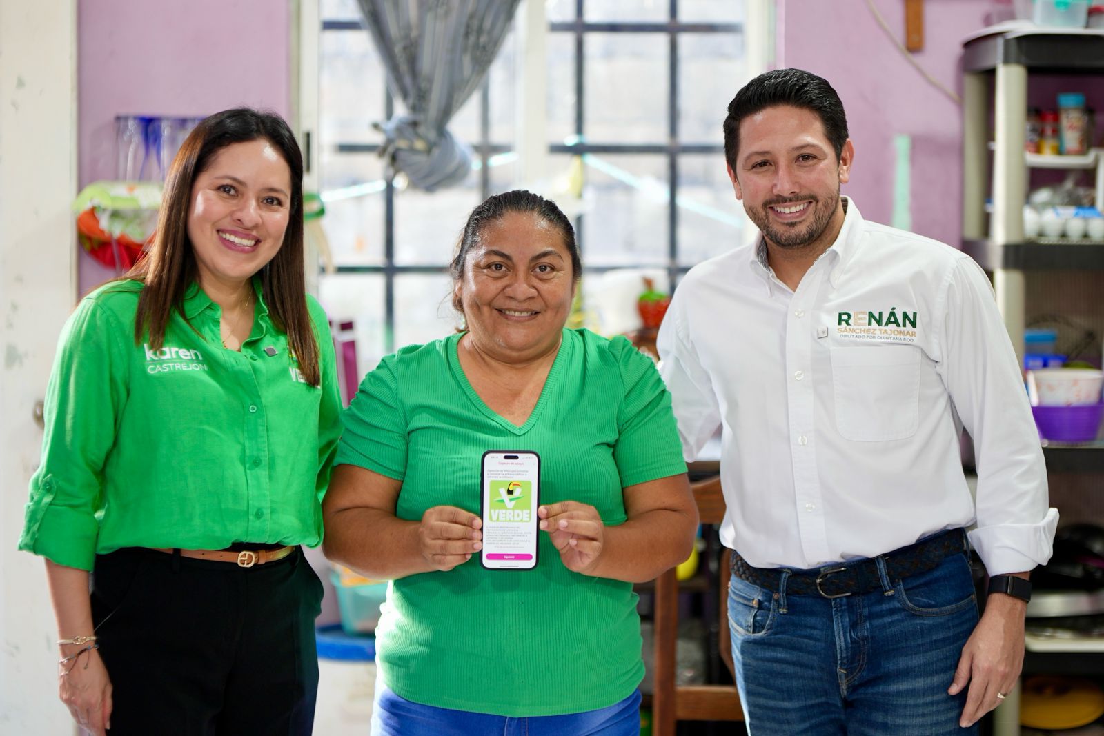 campaña de afiliación al partido verde