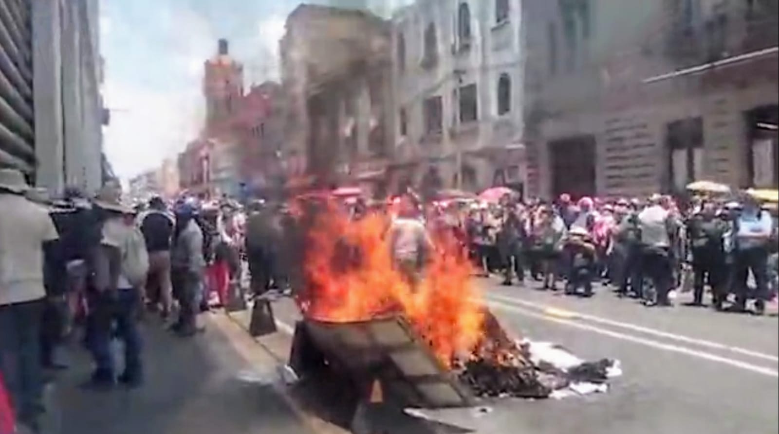 Protestas del CNTE, en el centro del país,