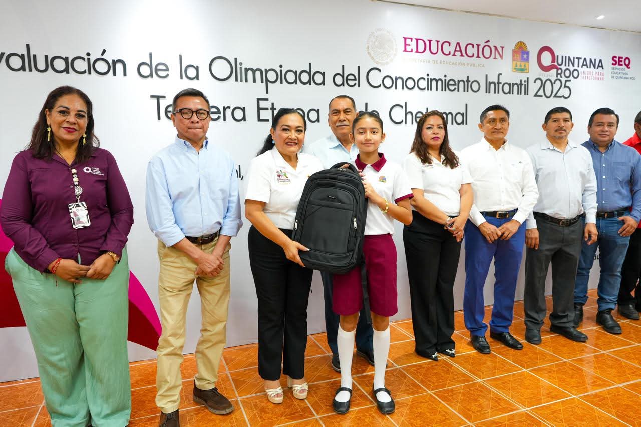 Entrega de apoyos en la Olimpiada del conocimiento 2025