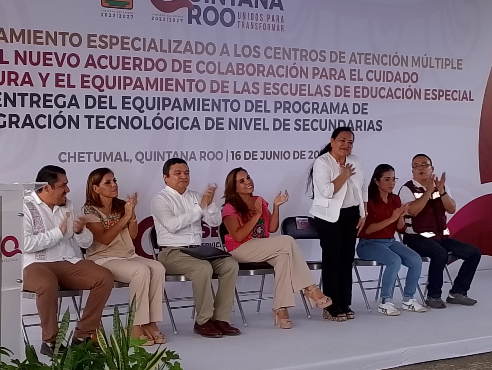 Entrega de equipamiento especial