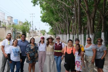 Mara Lezama y Ana Paty Peralta entregan renovada Avenida Politécnico