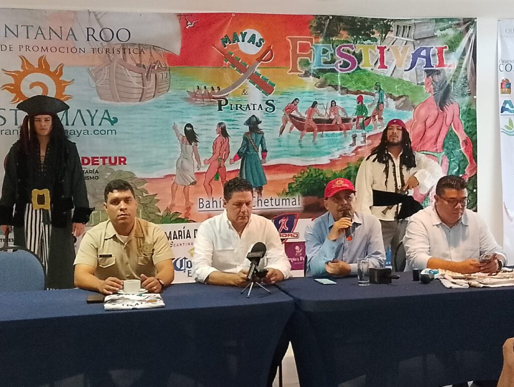 Presentas el espectaculo Festival Mayas y Piratas