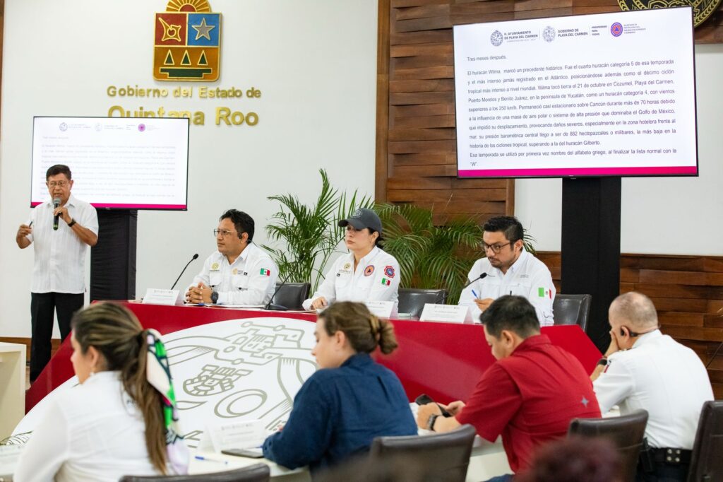 Protocolo de protección civil de Playa del Carmen