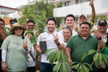 Renán Sánchez Tajonar impulsa reforestación con más de 50 mil árboles en Quintana Roo