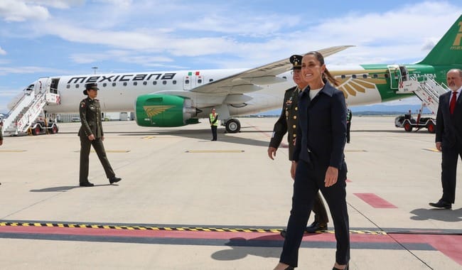 Mexicana estreana avion