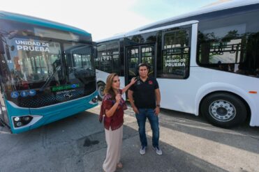 La gobernadora Mara Lezama presentó el plan estrategico de movilida que busca modernizar el servicio de transporte público