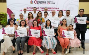Fortalece Mara Lezama la ciencia en Quintana Roo con apoyos económicos y reconocimientos