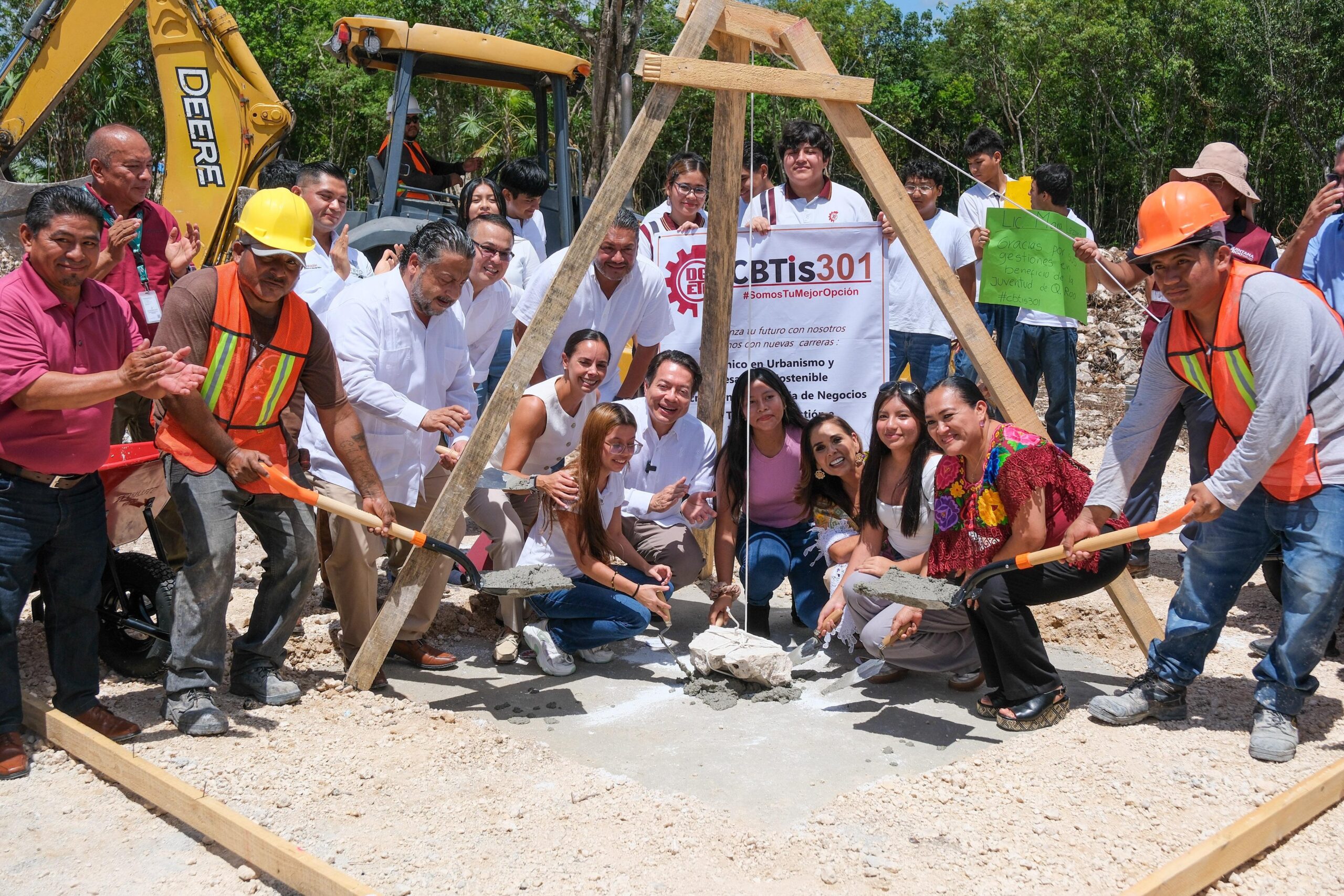Construyen el Cbtis 301