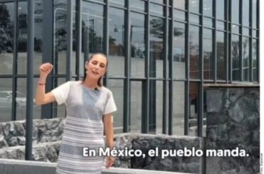 Sheinbaum: “En México, el pueblo manda”