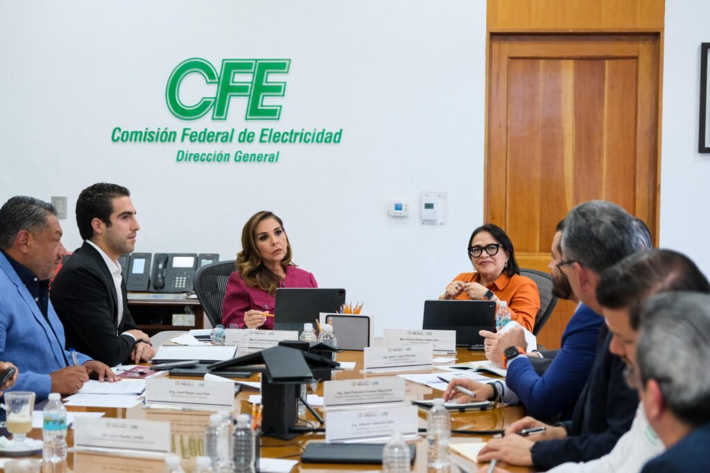 Mara en reunión con la CFE para mejorar la infraestructura