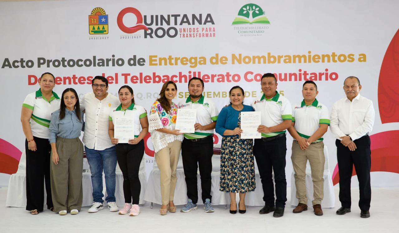 base a maestros de telebachillerato