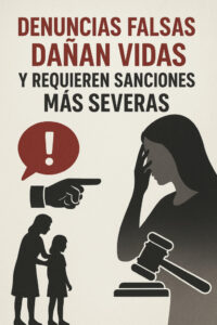 Denuncias falsas dañan vidas y requieren sanciones más severas