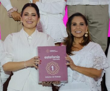 Primer Informe de Estefanía Mercado logros y compromiso con los ciudadanos