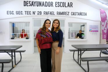 Alumnos de la Técnica 20 ya cuentan con un desayunador digno y seguro