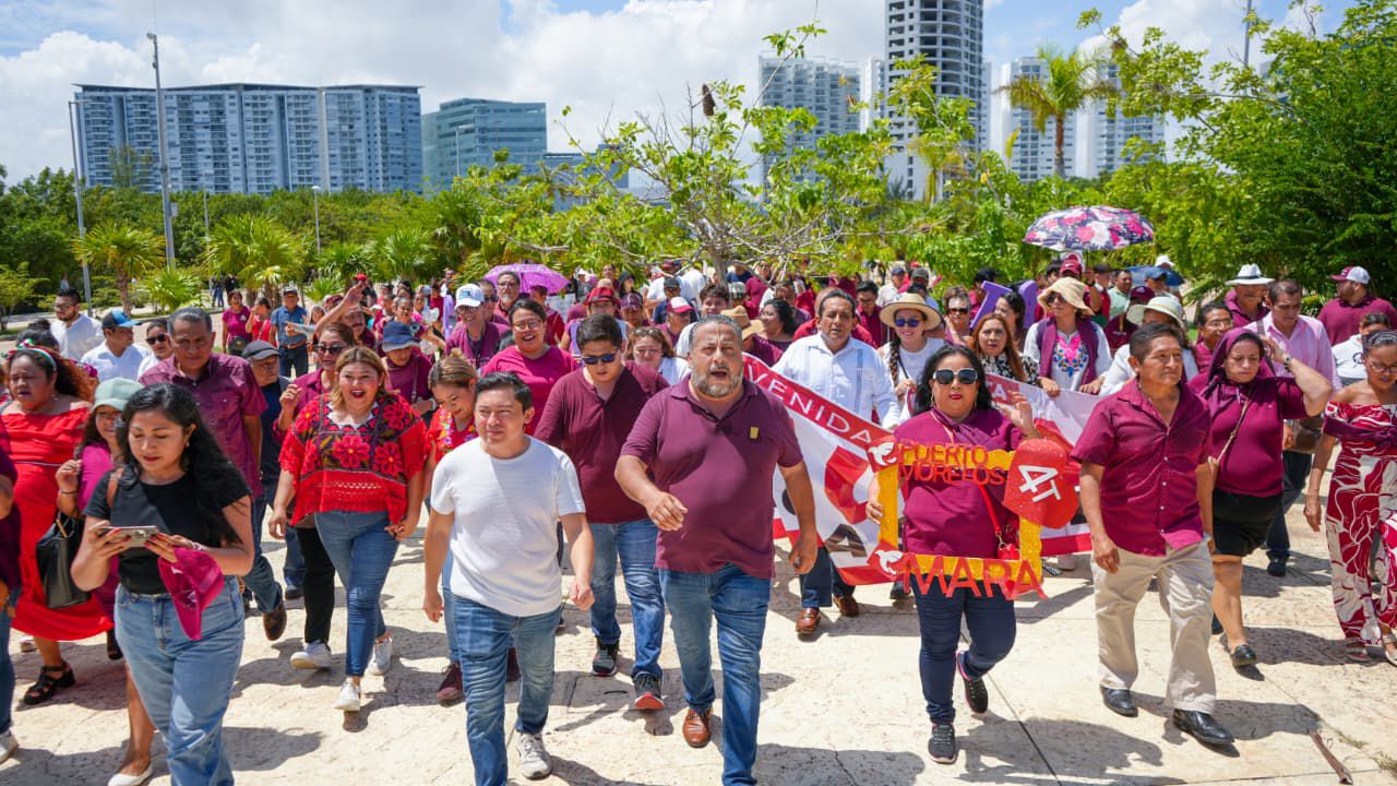 Sanen en informe de claudia en Cancún