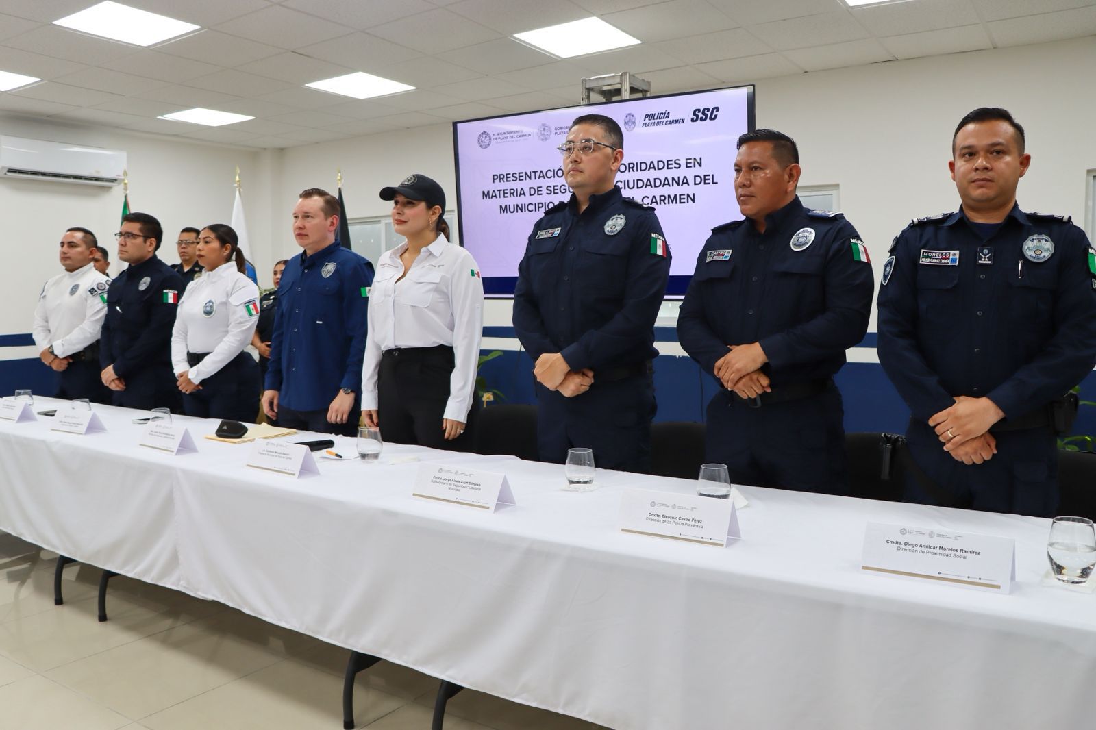 Operativos en playa del Carmen
