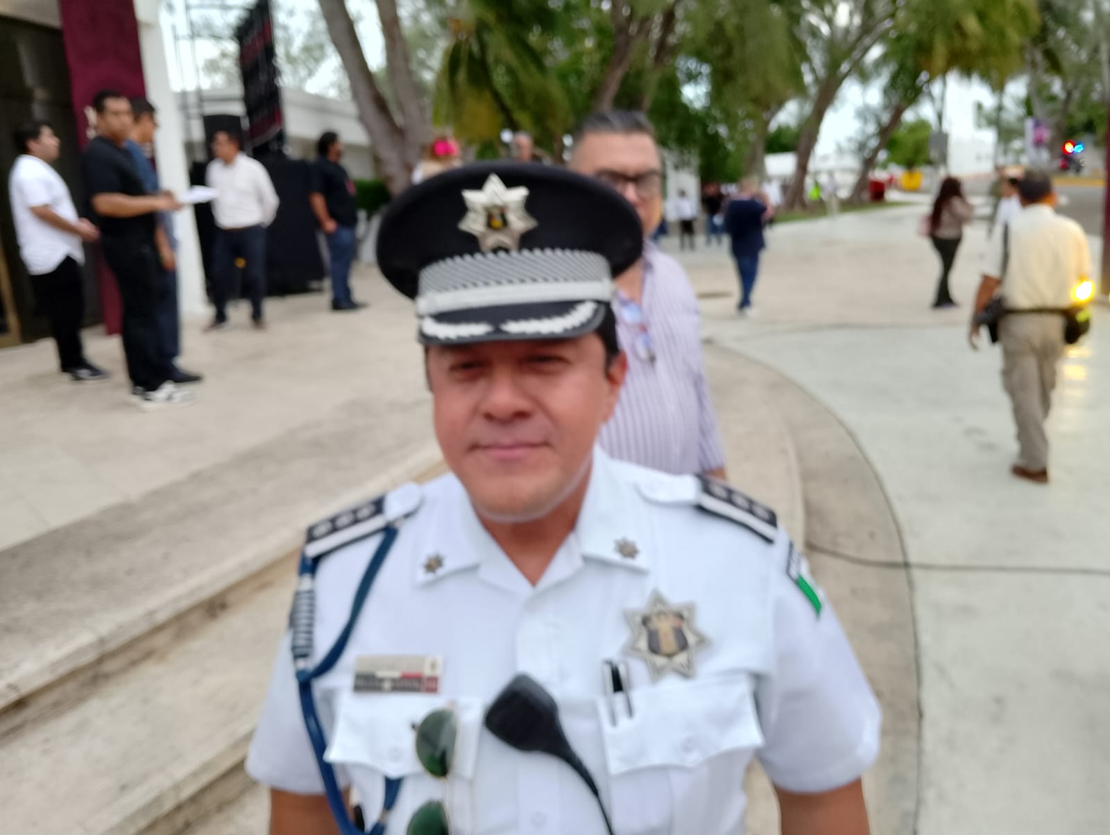 El director de Tránsito, ingeniero Efraín García, Operativos de prevención