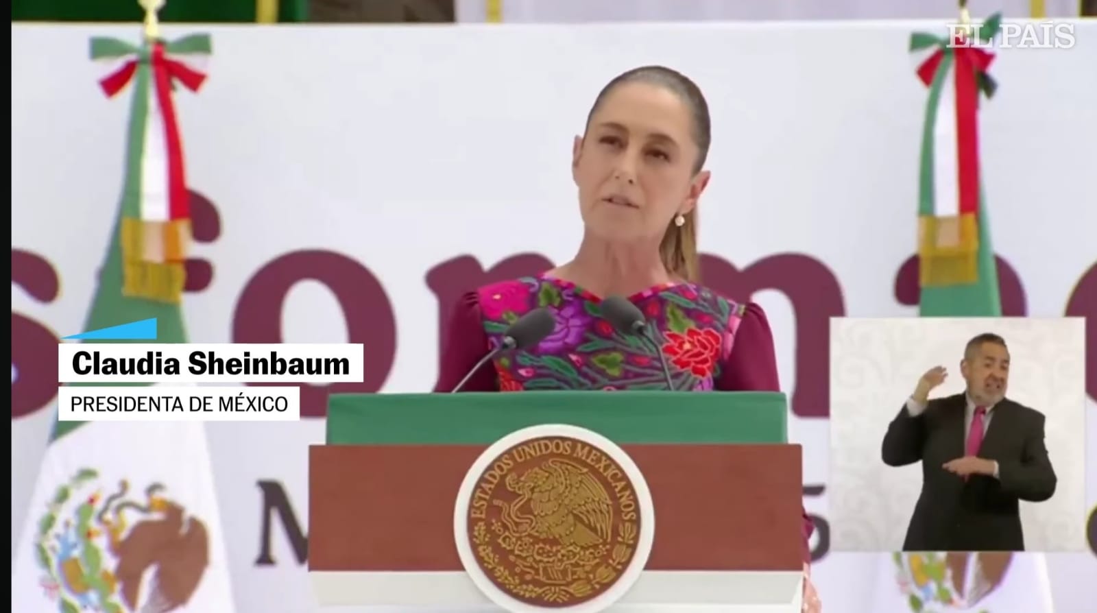 La paz en el país se decide de manera soberana: Claudia Sheinbaum