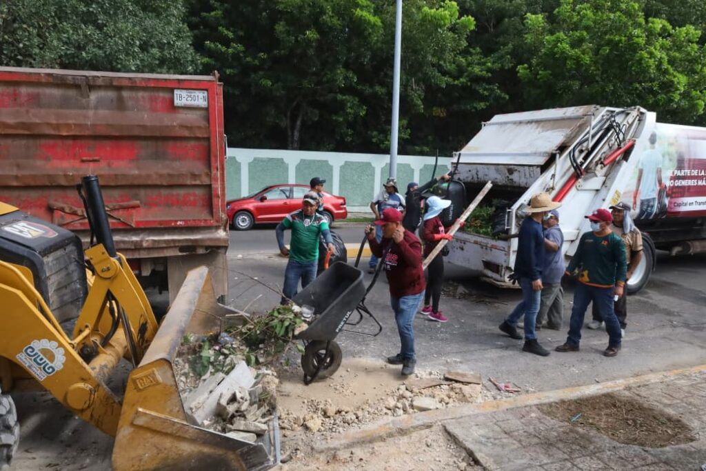 Limpieza de panteones