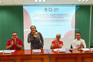 Firman convenio para impulsar programa de educación socioemocional en Quintana Roo