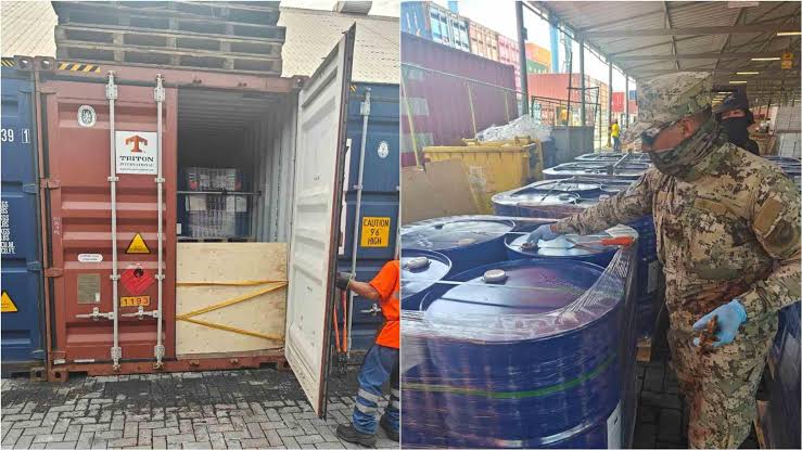 aseguran precursores quimicos