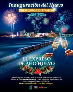 El “Expreso de Año Nuevo”, un viaje para recibir el 2026 entre historia, cultura y paisajes del Caribe