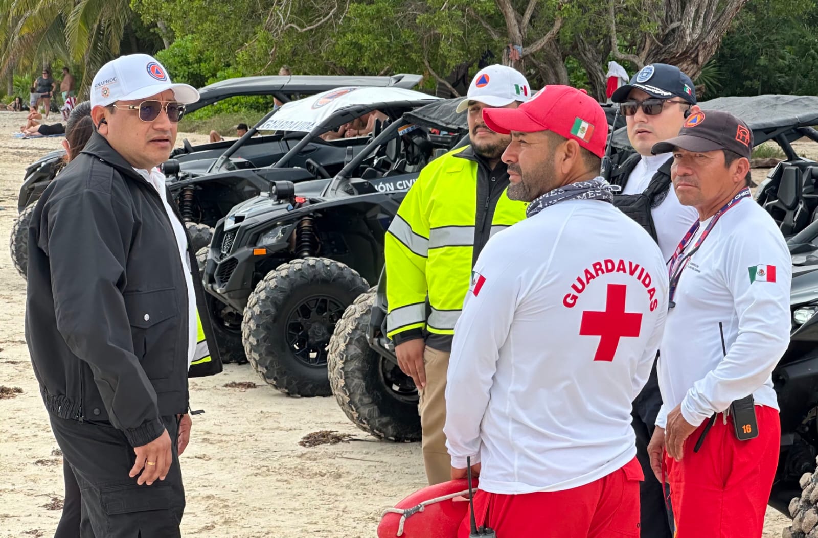 Seguridad en playas de playa del Carmen