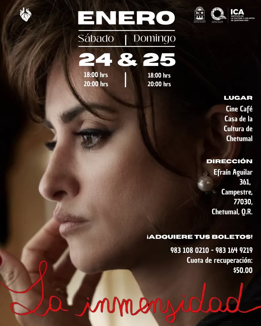 Cine Café, "La inmensidad",