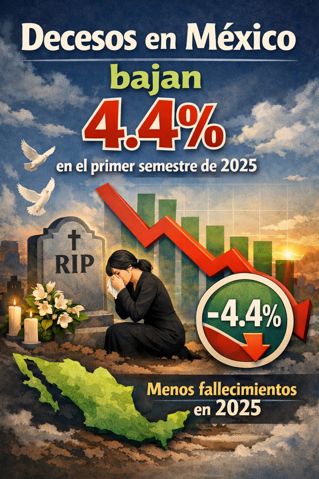 se reducen decesos en mexico