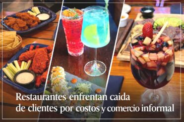 Restaurantes enfrentan caída de clientes por costos y comercio informal
