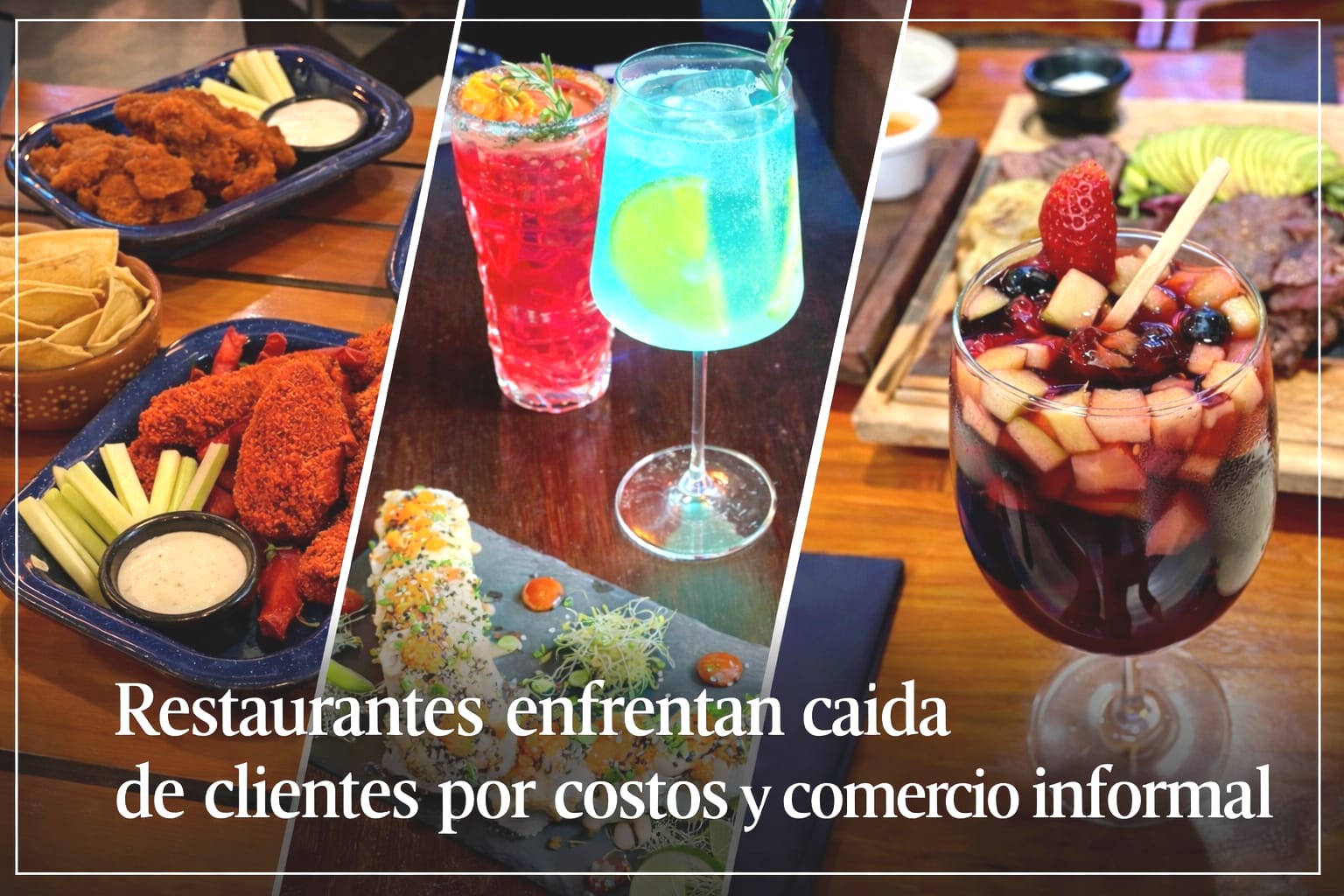 Restaurantes enfrentan caída de clientes