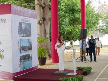 Nuevo domo escolar beneficia a más de 300 estudiantes en Chetumal