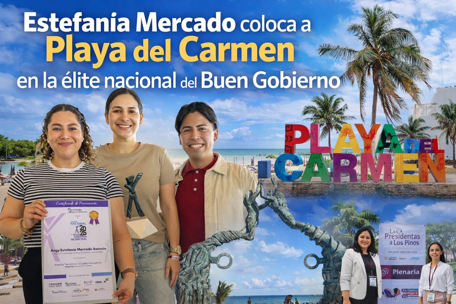 Premio al buen gobierno en Playa del Carmen