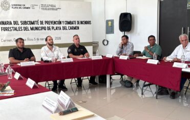 Fortalecen medidas de combate para los incendios en áreas rurales de Playa del Carmen
