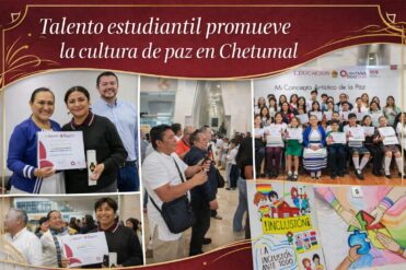 Premian talento estudiantil que promueve la cultura de paz en Chetumal