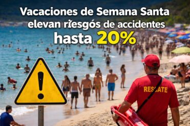 Vacaciones de Semana Santa elevan riesgos de accidentes hasta 20%