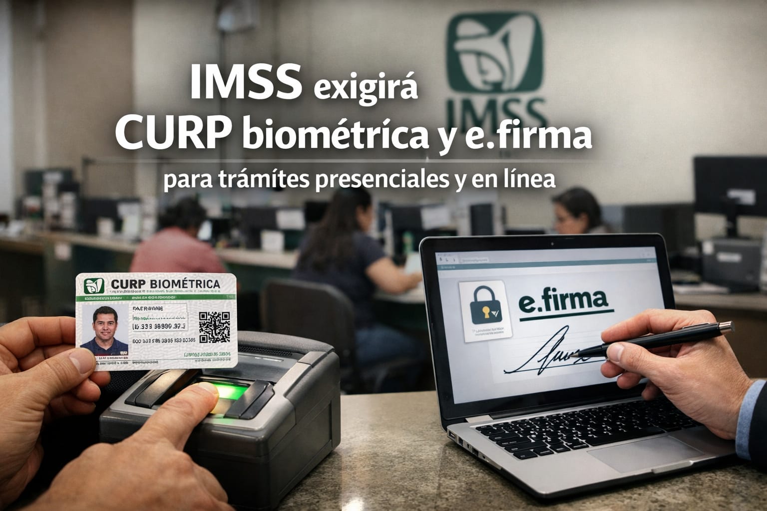 Curp biometrica se exigiera en el IMSS