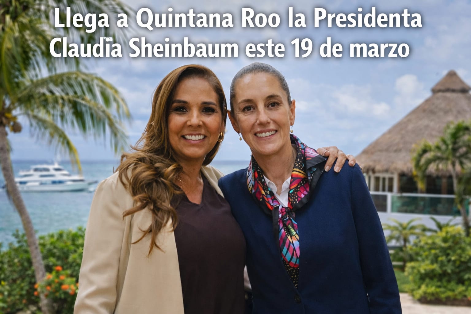 visita de la presidenta a Cancun