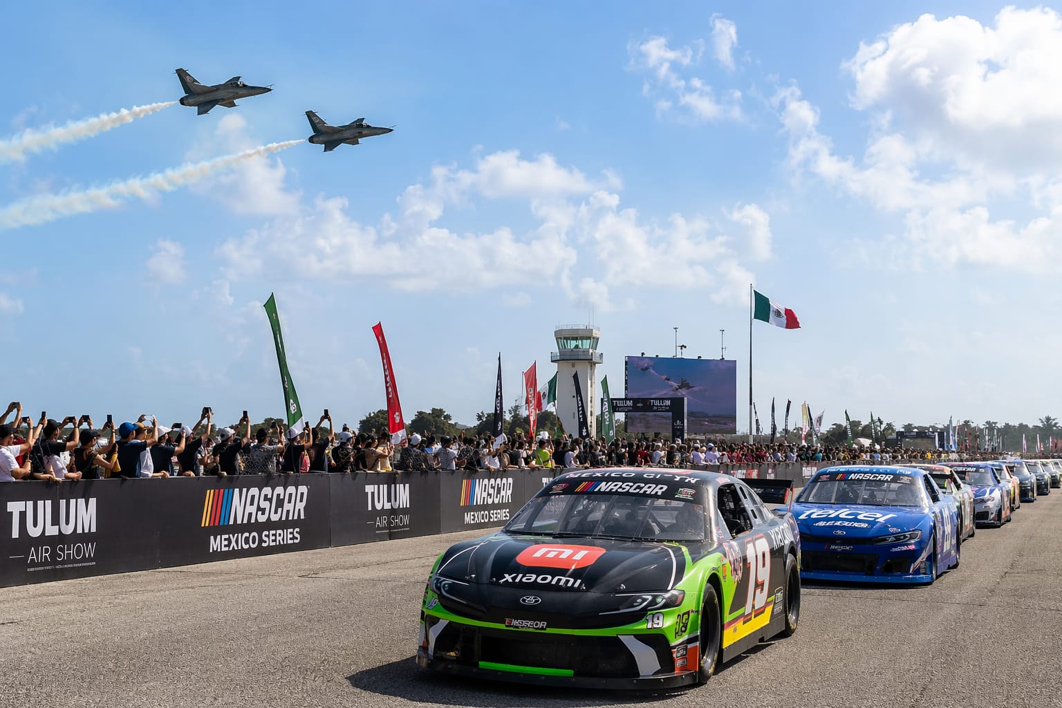 Quintana Roo será sede de dos eventos inéditos del 23 al 26 de abril en Tulum:Air Show 2026 y la NASCAR México Series.