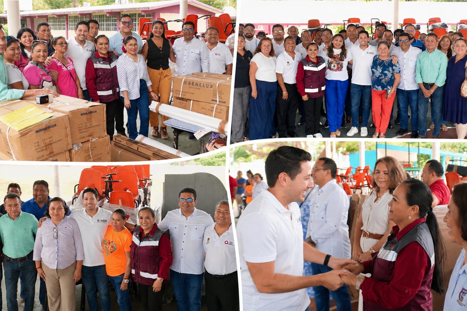 Entrega de equipo en cozumel