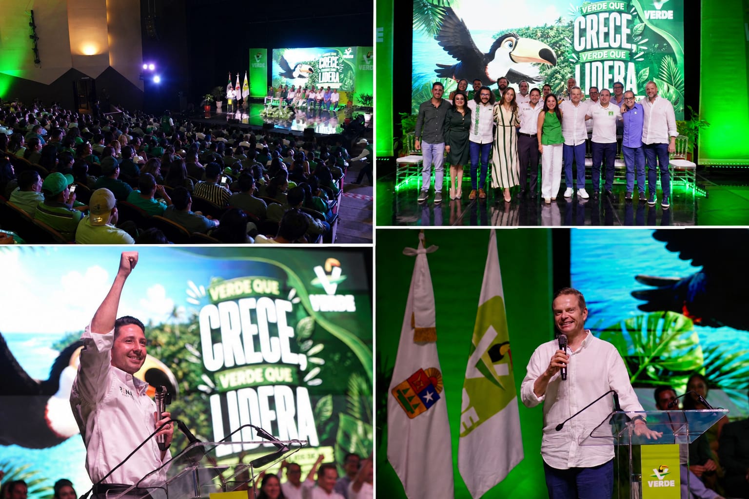Reunión del partido verde en Cancún