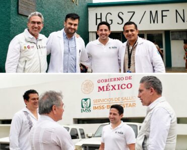 Renán Sánchez y Flavio Rosado evalúan áreas de mejora en unidades de salud