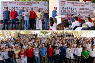 Credencialización para trabajadores sindicalizados del Ayuntamiento de Playa del Carmen