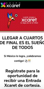 Xcaret ofrece entradas gratuitas si México avanza a cuartos de final