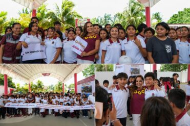 ¡Promesa cumplida en Huay-Pix! Estudiantes ya tienen nuevo domo tras 44 años de espera