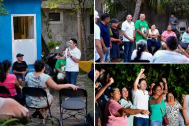 Renán Sánchez cumple a familias gestiones en Cozumel