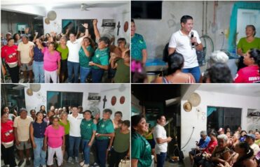 Renán Sánchez escucha a familias de San Miguel I