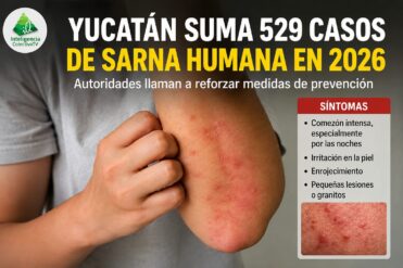 Alerta en Yucatán por aumento de casos de sarna humana